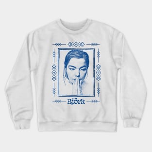 Björk / Vintage Style Aesthetic Fan Art Design Crewneck Sweatshirt